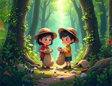 Ali ve Ayşe Sihirli Ormanda