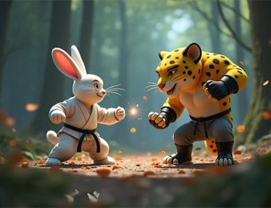 Süper Spor Salonu ve Cesur Tavşan